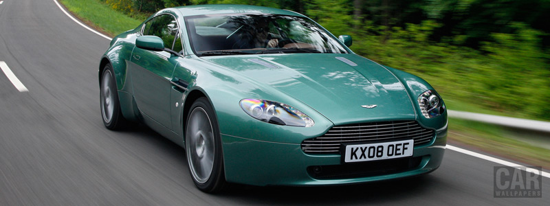   Aston Martin V8 Vantage Racing Green - 2008 - Car wallpapers