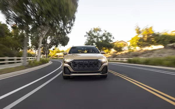 ���� ���������� Audi Q8 55 TFSI quattro S line (Sakhir Gold Metallic) US-spec - 2025