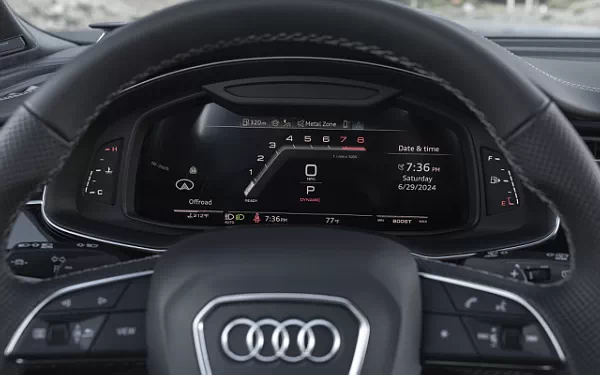 ���� ���������� Audi SQ7 TFSI (Ascari Blue Metallic) US-spec - 2025