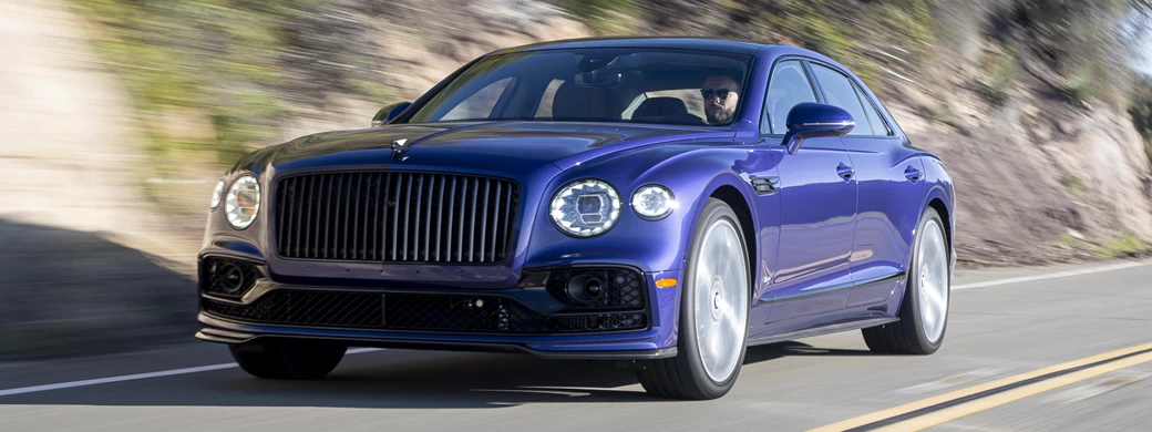   Bentley Flying Spur Hybrid (Azure Purple) US-spec - 2022 - Car wallpapers