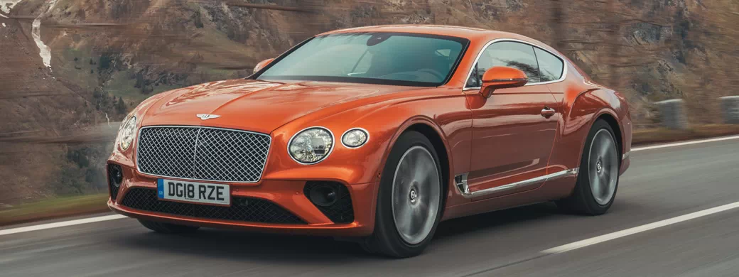   Bentley Continental GT (Orange Flame) - 2018 - Car wallpapers