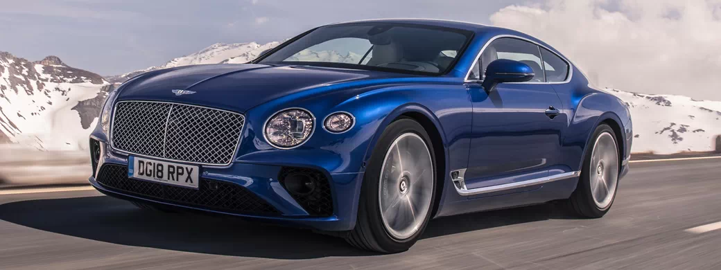   Bentley Continental GT (Sequin Blue) - 2018 - Car wallpapers