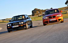   BMW 1-Series M Coupe E82 2011 and BMW M3 Sport Evolution E30
