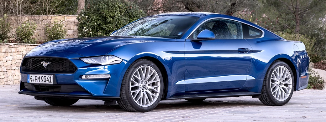   Ford Mustang EcoBoost Fastback (Lightning Blue) EU-spec - 2017 - Car wallpapers