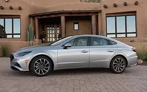   Hyundai Sonata Limited (Shimmering Silver Pearl) US-spec - 2019