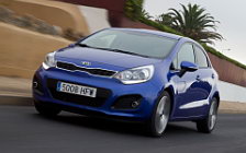 ���� ���������� Kia Rio 5door Blue - 2011