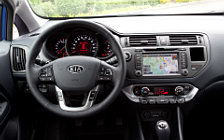 ���� ���������� Kia Rio 5door Blue - 2011