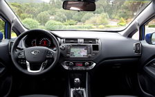 ���� ���������� Kia Rio 5door Blue - 2011