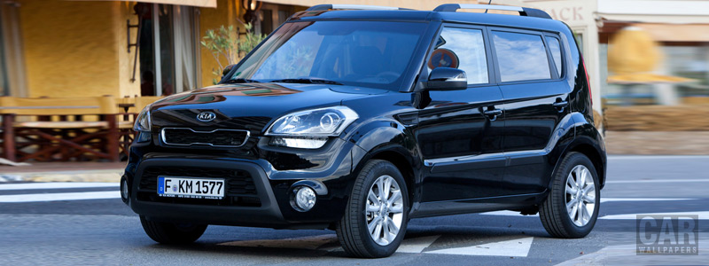 ���� ���������� Kia Soul Black - 2011 - Car wallpapers