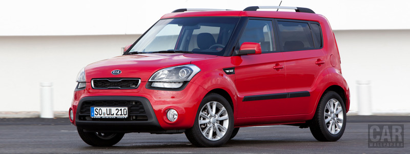 ���� ���������� Kia Soul Red - 2011 - Car wallpapers