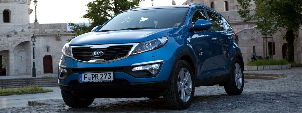 ���� ���������� Kia Sportage (Byte Blue) - 2010 - Car wallpapers