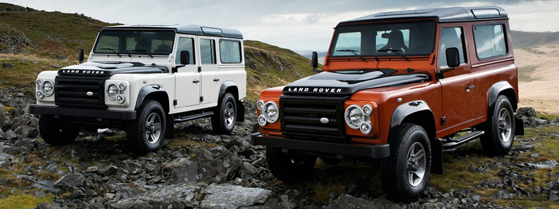 ���� ���������� Land Rover Defender Fire and Defender Ice - 2009 - Car wallpapers