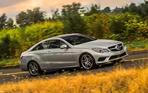   Mercedes-Benz E350 4MATIC Coupe US-spec - 2014