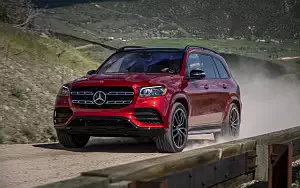   Mercedes-Benz GLS 580 4MATIC AMG Line (Designo Cardinal Red) US-spec - 2019