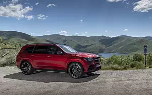   Mercedes-Benz GLS 580 4MATIC AMG Line (Designo Cardinal Red) US-spec - 2019