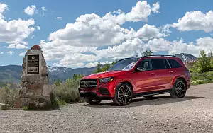  Mercedes-Benz GLS 580 4MATIC AMG Line (Designo Cardinal Red) US-spec - 2019