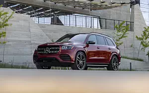   Mercedes-Benz GLS 580 4MATIC AMG Line (Designo Cardinal Red) US-spec - 2019