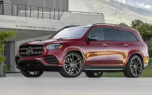   Mercedes-Benz GLS 580 4MATIC AMG Line (Designo Cardinal Red) US-spec - 2019