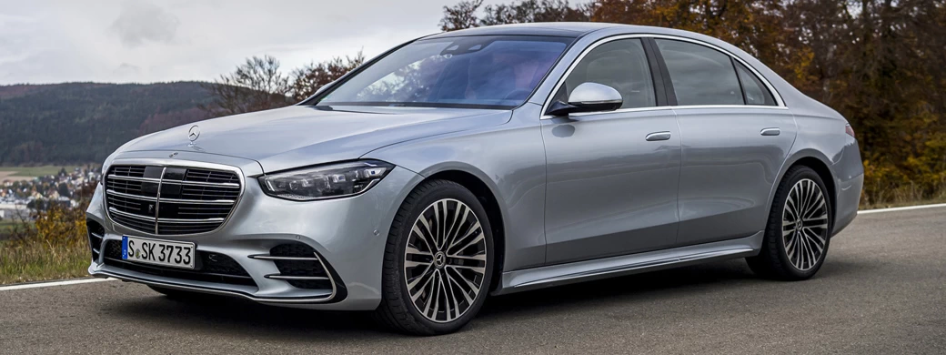   Mercedes-Benz S 500 4MATIC AMG Line (High Tech Silver) - 2020 - Car wallpapers