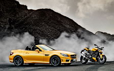   Mercedes-Benz SLK55 AMG and Ducati Streetfighter 848 - 2011