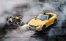   Mercedes-Benz SLK55 AMG and Ducati Streetfighter 848 - 2011
