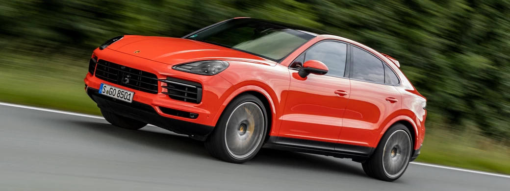   Porsche Cayenne Coupe (Lava Orange) - 2019 - Car wallpapers