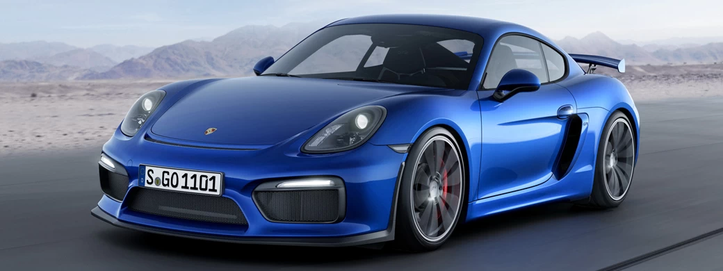   Porsche Cayman GT4 - 2015 - Car wallpapers