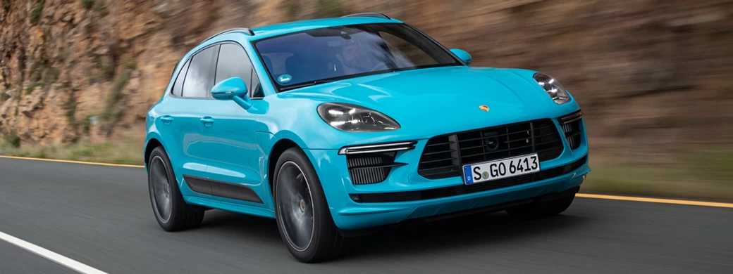   Porsche Macan Turbo (Miami Blue) - 2019 - Car wallpapers