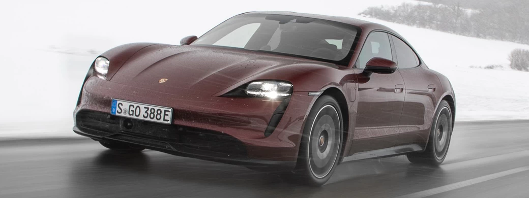   Porsche Taycan (Cherry Metallic) - 2021 - Car wallpapers