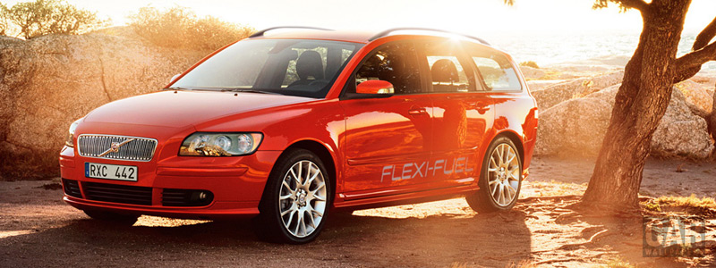 ���� ���������� Volvo V50 FlexiFuel - 2007 - Car wallpapers