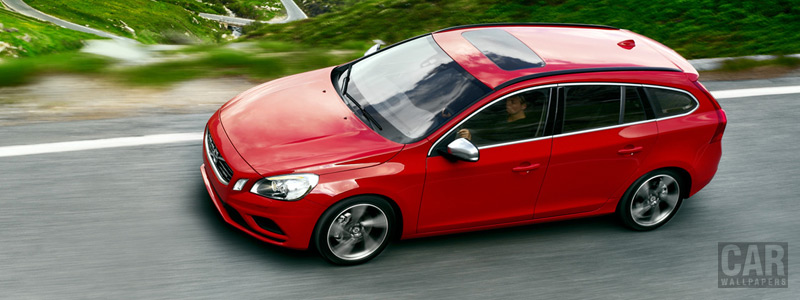 ���� ���������� Volvo V60 R-Design - 2010 - Car wallpapers
