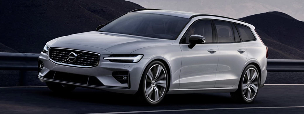 ���� ���������� Volvo V60 T6 AWD R-Design - 2018 - Car wallpapers